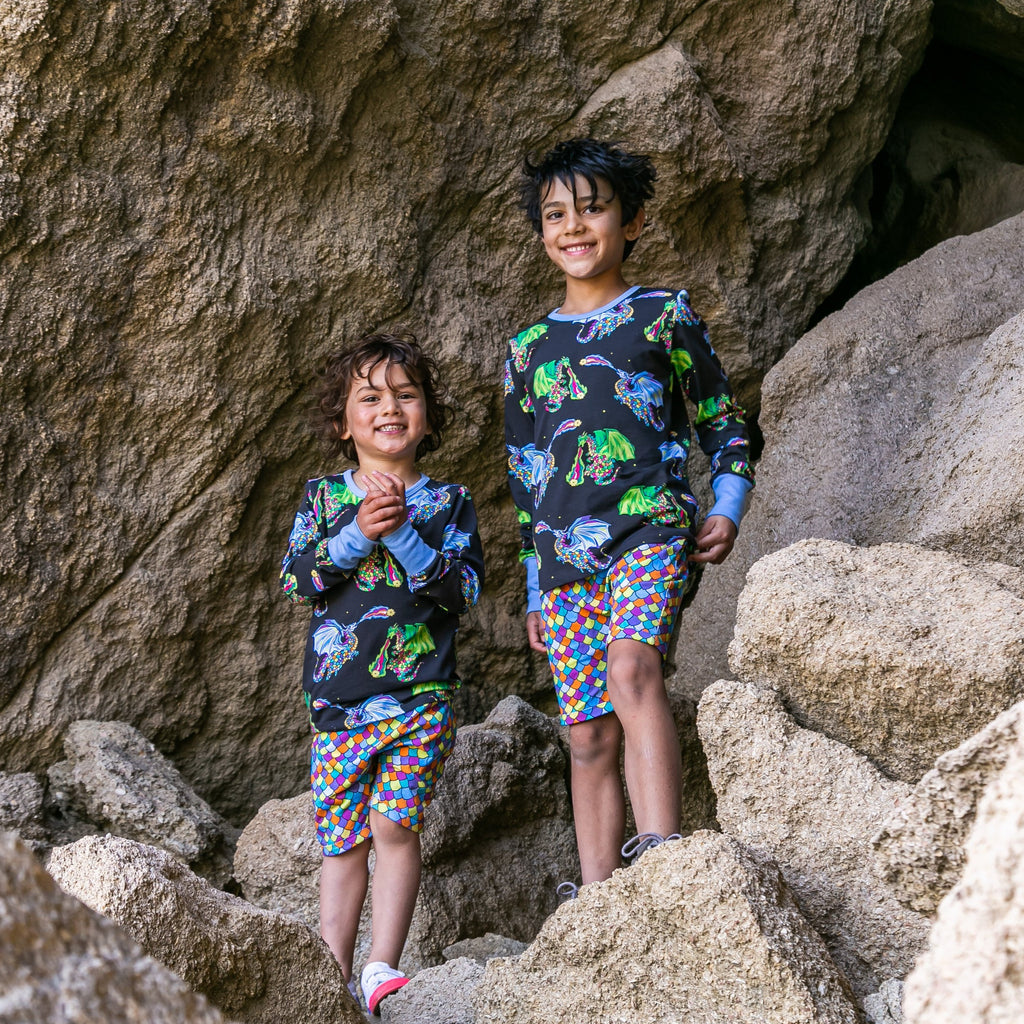 bright unisex kids clothes made of organic cotton
