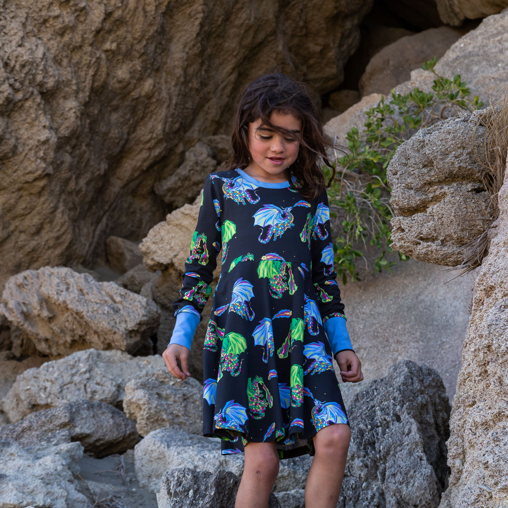 Astrid & Orion the Star Lighters | Twirl dress long sleeve