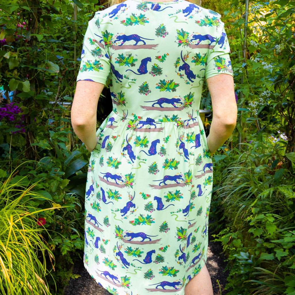 Flower Painting Panther | Coco dress