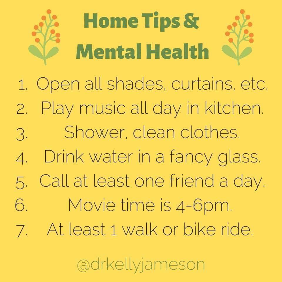 Healthy Stay Home Advice