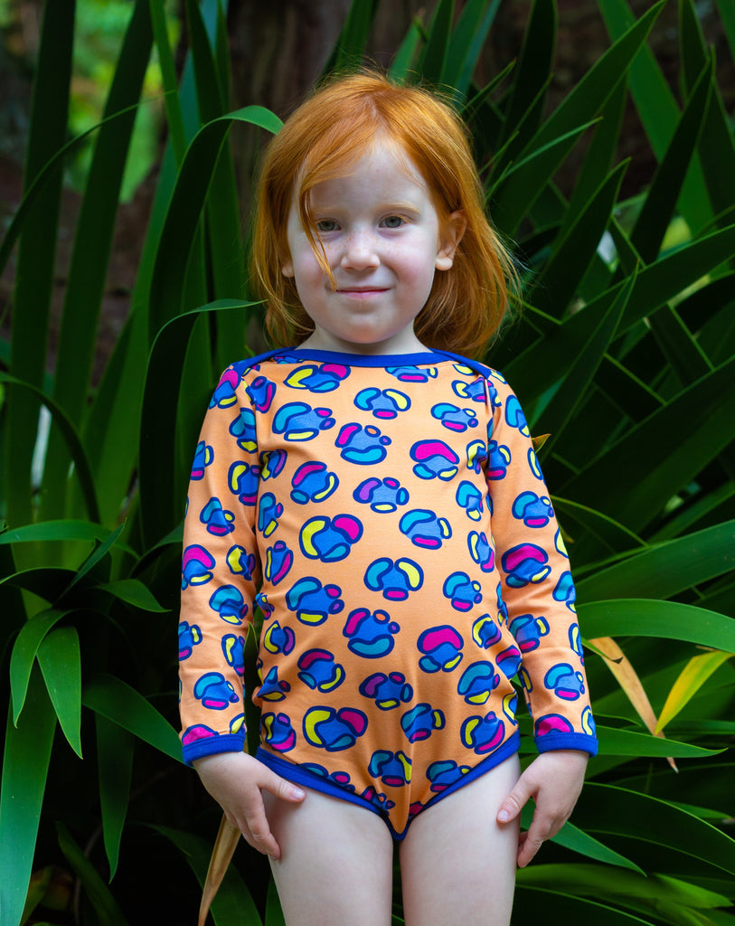 Body Suit Onsie | Rainbow Leopard spots