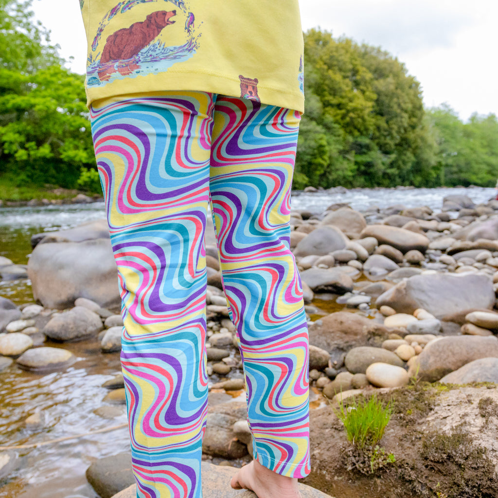 Rainbow River | Rainbow Swirl | Leggings