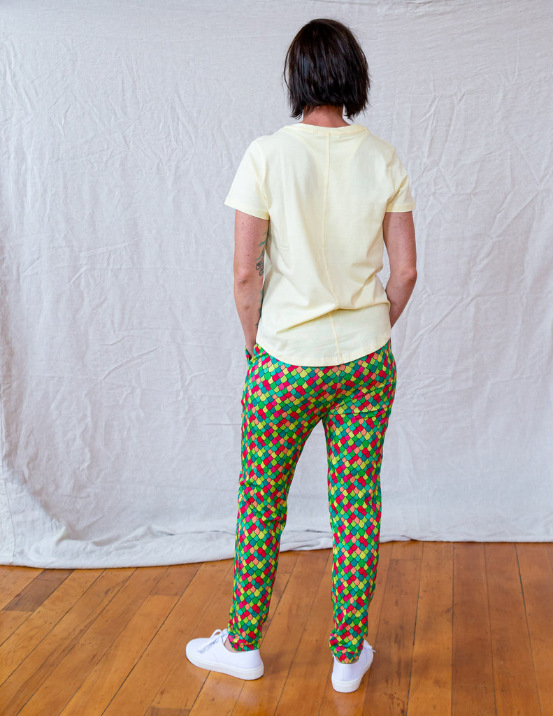 Rainbow Scales Pink Cosmos | Soft pant